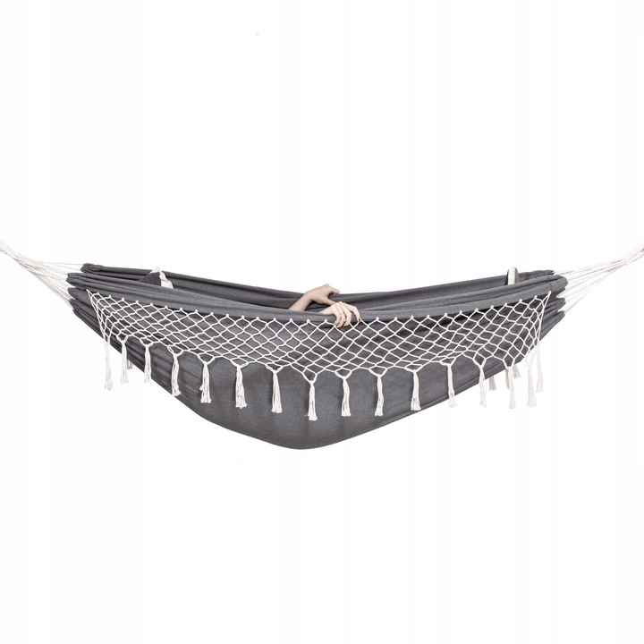 Hamac Boho XXL 260cm, 2 személyes, párnákkal, 200x150cm, Springos