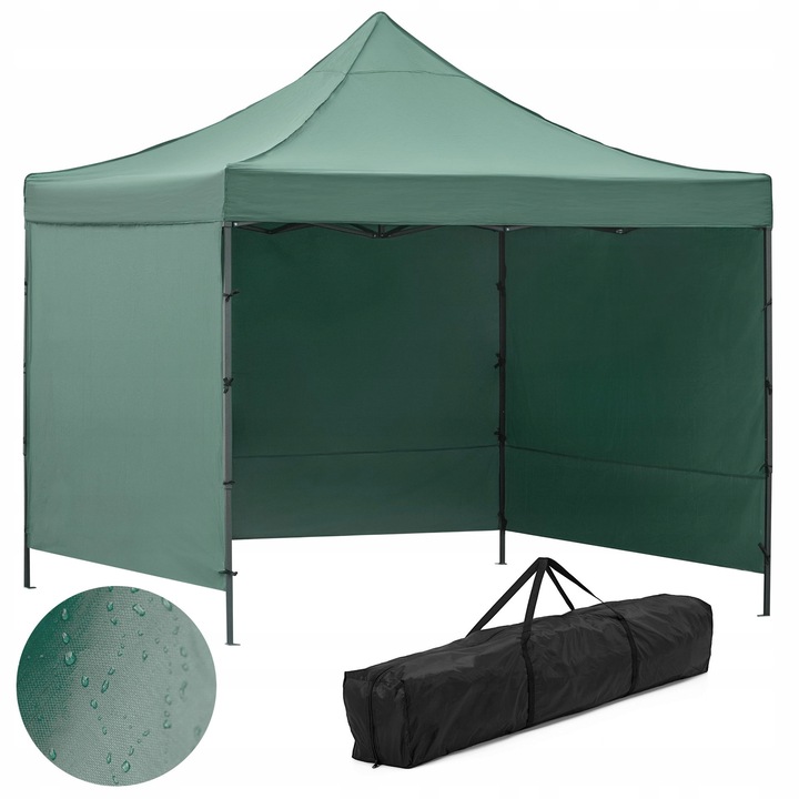Springos 3x3m kerti pavilon, strapabíró, vendéglátáshoz
