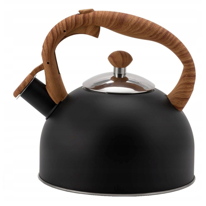Edenberg teáskanna 2,5L rozsdamentes acél, modern design, indukciós, könnyen tölthető