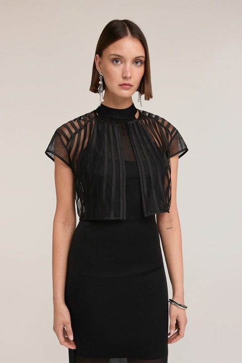 Motivi, Bolero semitransparent, Negru