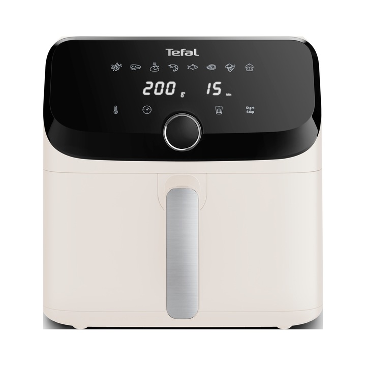 Фритюрник без мазнина Tefal Easy Fry Mega 7,5л, 8 автоматични програми, грил, компактен