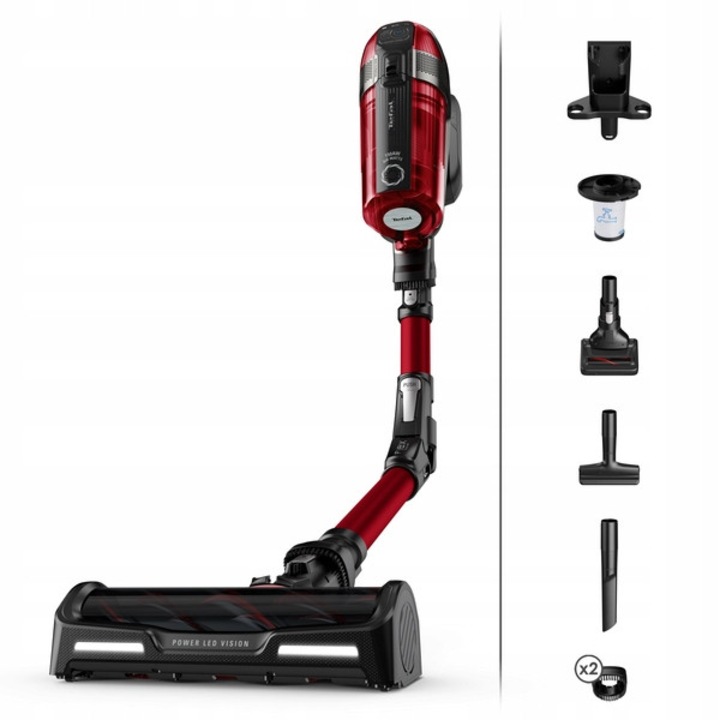 Aspirator vertical fara fir Tefal X-Force Flex 12.60, 150 Airwatt, 45 minute autonomie, 0,9 l, negru