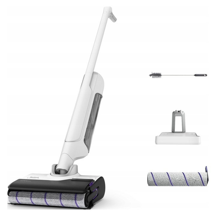 Tefal X-Clean 10 GF7540 vezeték nélküli álló porszívó, mosó és öntisztító funkcióval, fehér, 4.2kg