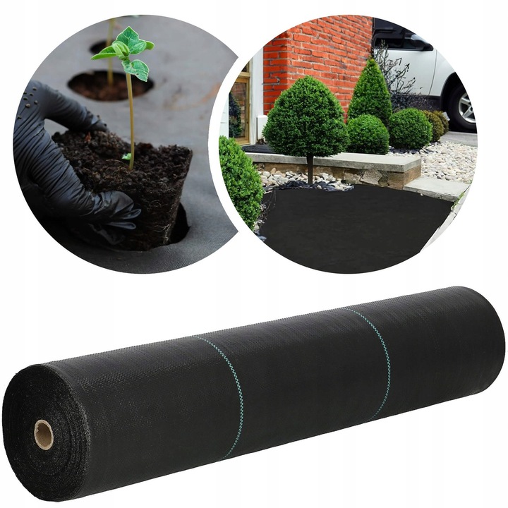 Springos gyomirtó geotextil, 90g/m2, 1,6x100m, fekete