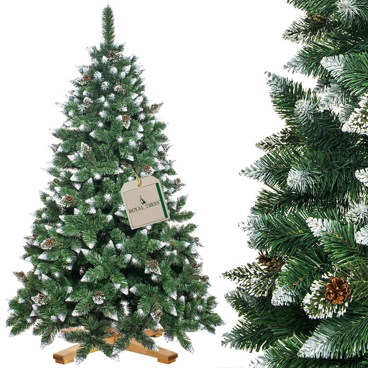 ИЗКУСТВЕНА ЕЛА PIN DIAMANT ROYAL TREES PREMIUM 180 cm ГЪСТА КРАСИВА