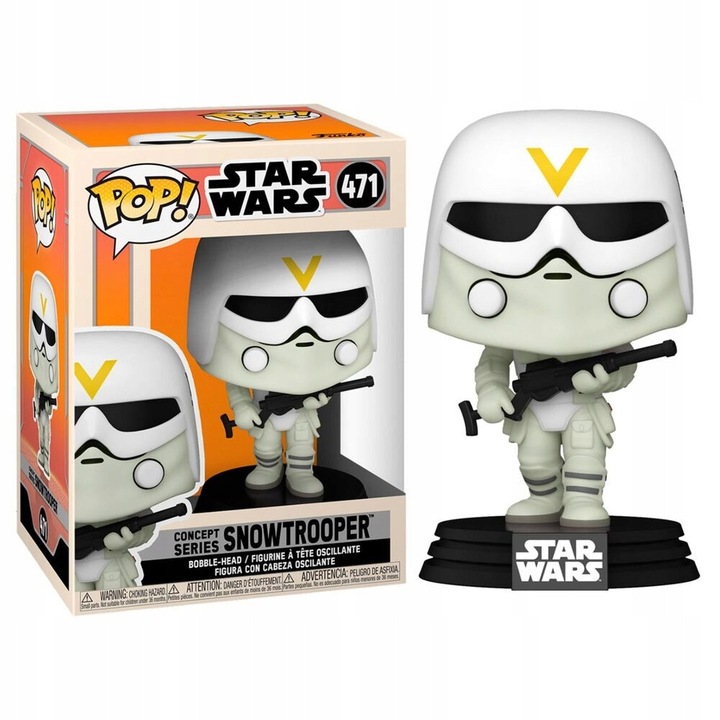 Funko Pop Star Wars figura: Concept Series - Snowtrooper, 471, többszínű, 10cm