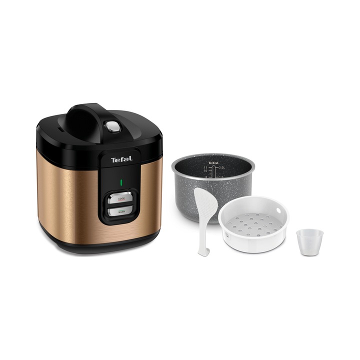Tefal Coppertinto Multicooker 700W 2l, 14 adag, melegen tartás 12 órán át, tartozékokkal