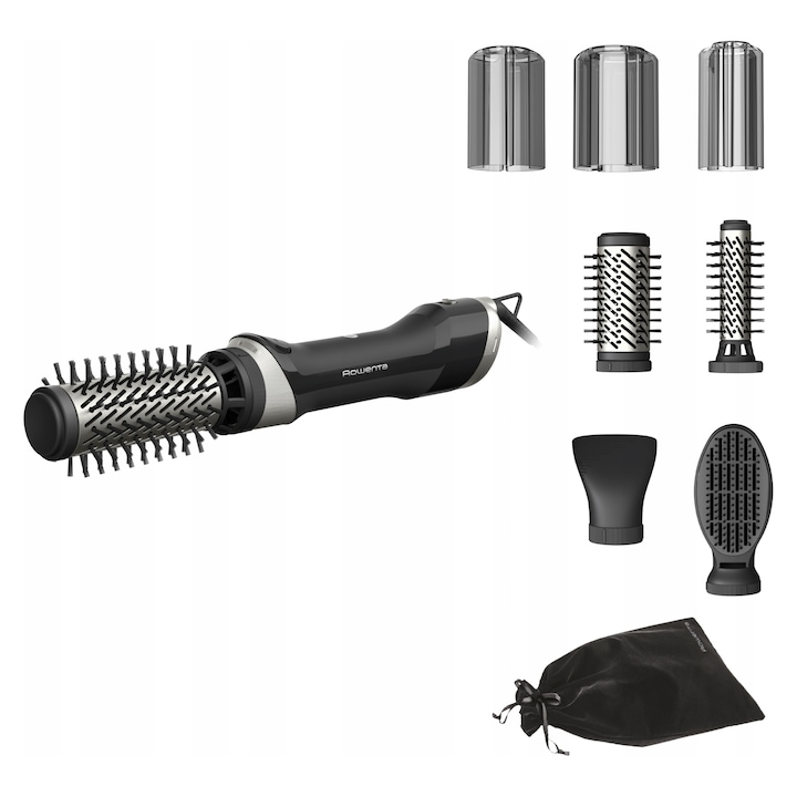 Perie de par electrica Rowenta Brush Activ UB9540, 1000W, 4 perii, ceramica, multicolor