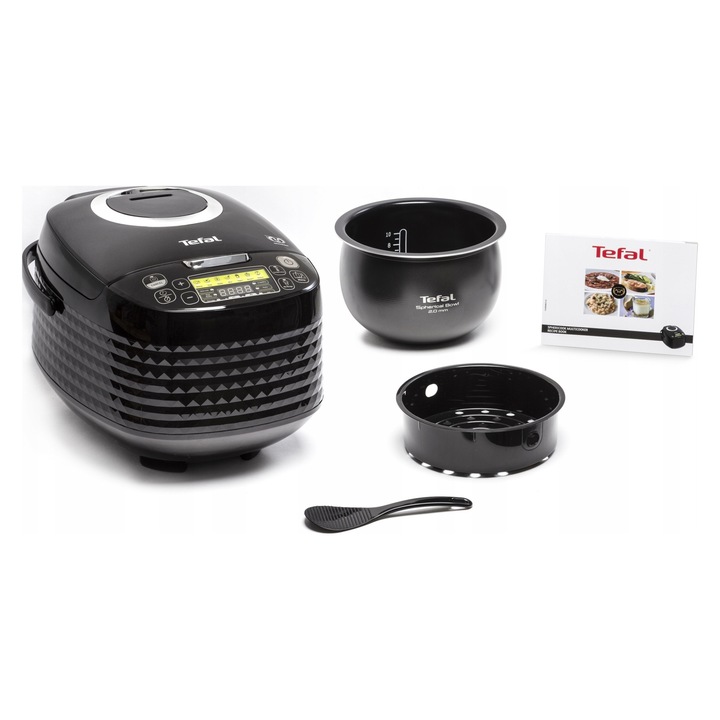 Multicooker Tefal SpheriCook 16w1, 5l, 1200W, multicolor, set cu accesorii