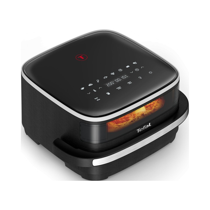 Friteuza cu aer cald Tefal Easy Fry XL, 2200W, capacitate mare, control digital, culoare neagra