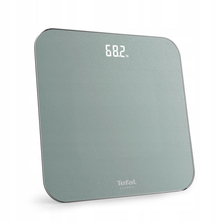 Кантар за баня Tefal Classic, 180 кг, 31x31см, LCD дисплей, автоматичен
