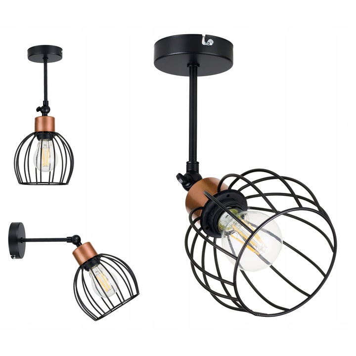 LED-ONE полилей, модел DRUTI, 2в1, метал, 20x10см, цвят: многоцветен
