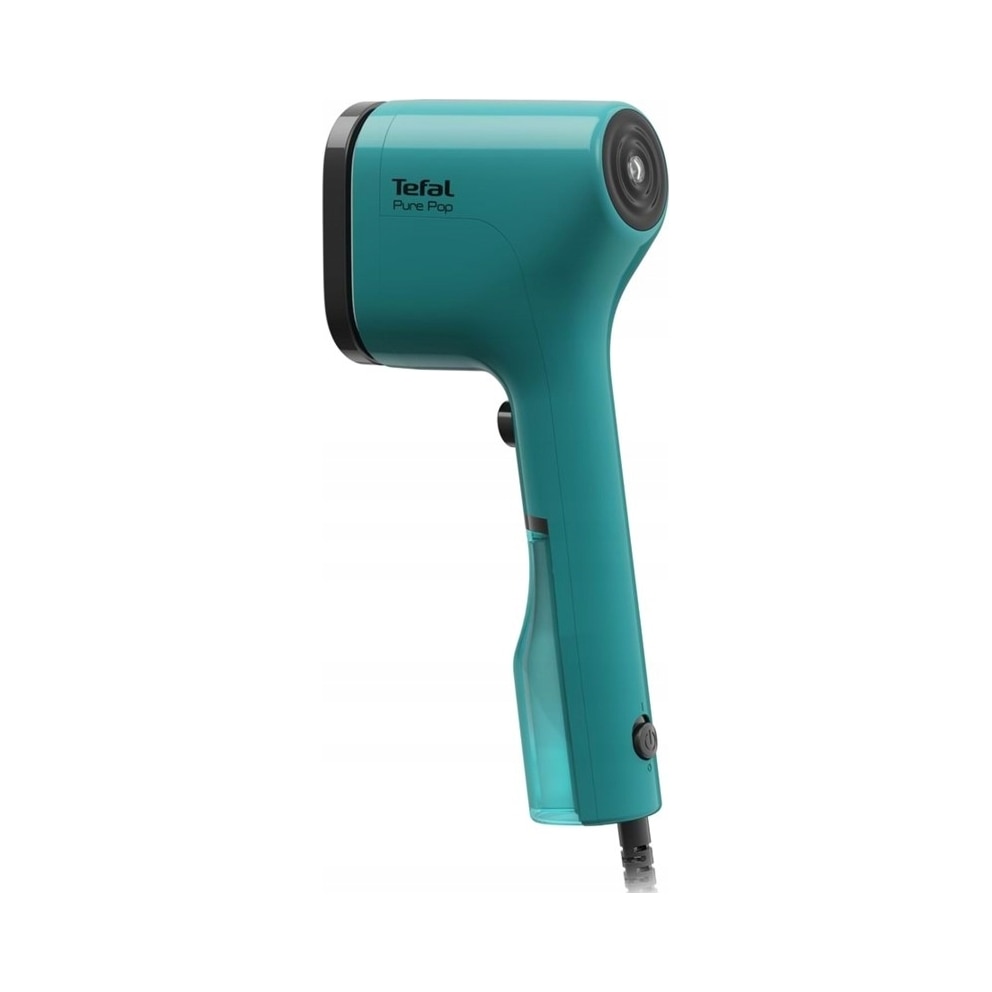 Parownica de imbracaminte Tefal Pure Pop, 1300W, 20g/min, verde, set cu geanta de calatorie