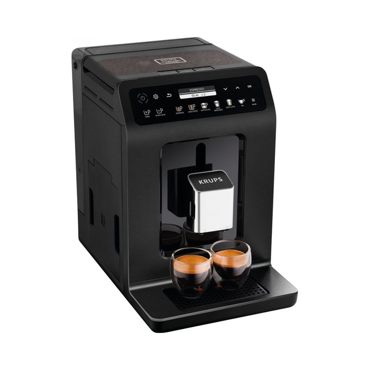 Espressor Krups Evidence Plus automat 1450W negru 24x36x36cm 2.3L