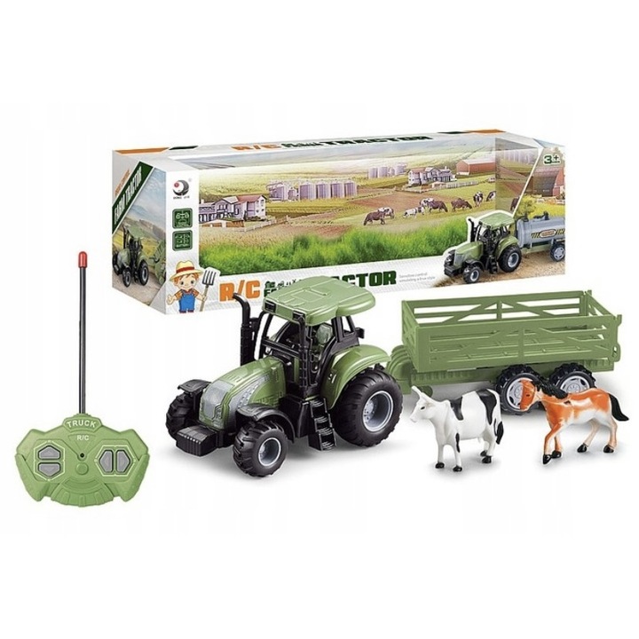 Tractor si Figurine, Nobo Kids, 32x9,5x9,5cm, Multicolor, Set