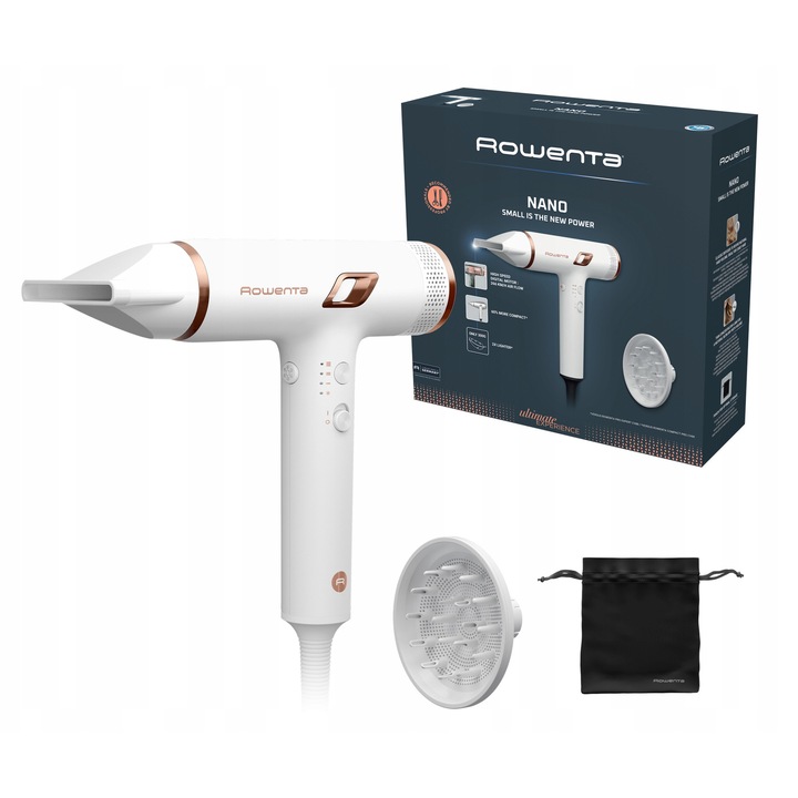 Сешоар Rowenta HY8140, 1700W, 73,88 m/s, бял, златист, 49x228x160mm