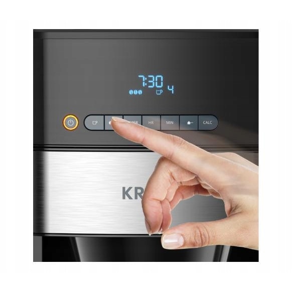 Cafetiere Krups KM8328, 1000W, 1,25l, negru, cu functie de pastrare a temperaturii