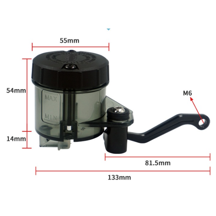 Rezervor moto Motonfs compatibil cu Rezervor lichid frana ATV Scuter Honda Yamaha Suzuki Kawasaki Aprilia Ducati BMW KTM