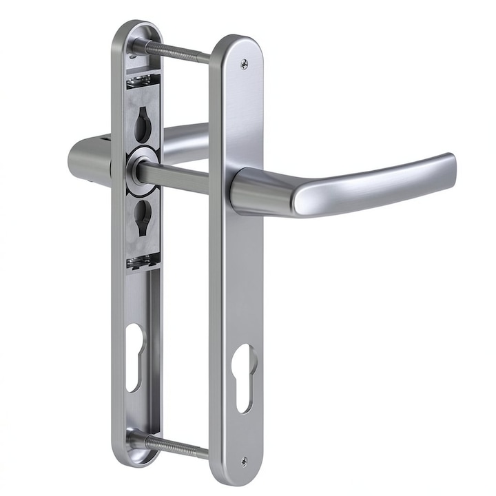 Maner usa termopan din aluminiu, interax 85, latime sild 28, Argintiu