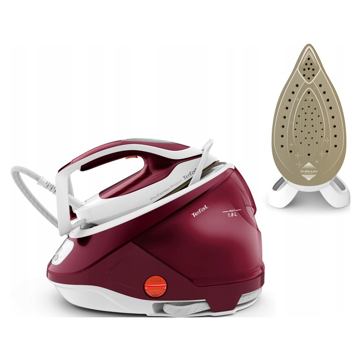 Парна станция Tefal Pro Express Protect GV9220 7.5bar 2600W бяло-синя