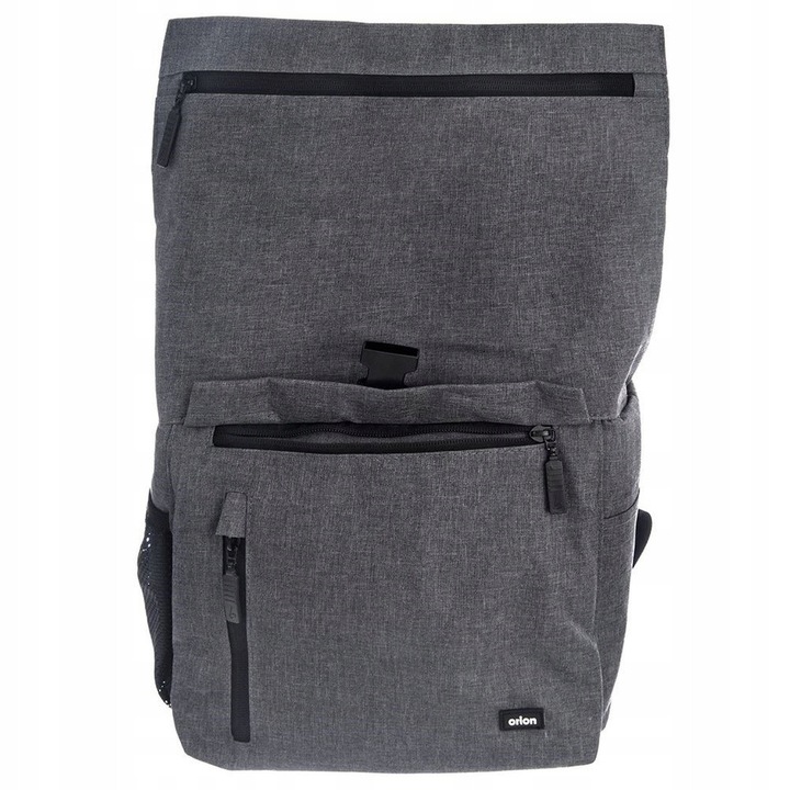 Rucsac termic 15L, gri, dimensiuni 35x16x37cm, ideal pentru plaja si picnicuri