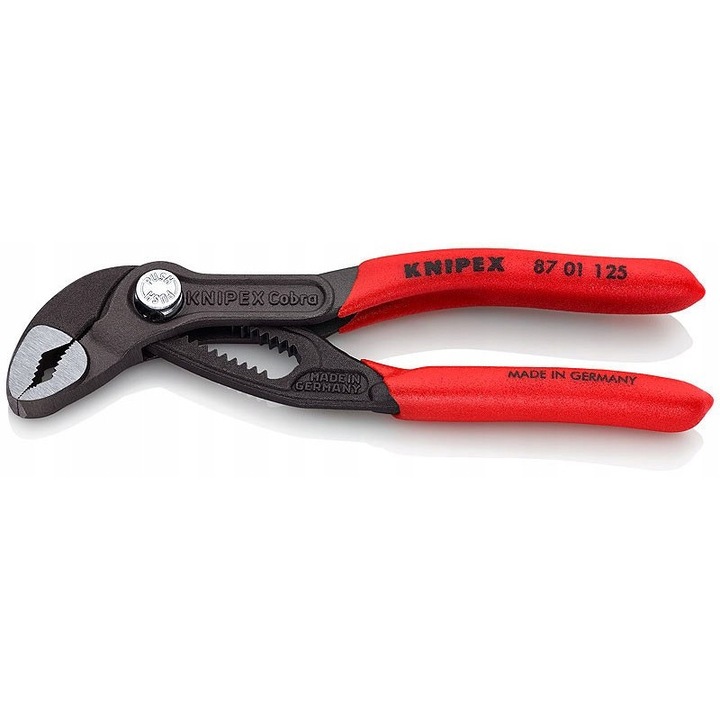 Knipex Cobra fogó 125 mm, króm-vanádium acél, önzáró, 61 HRC