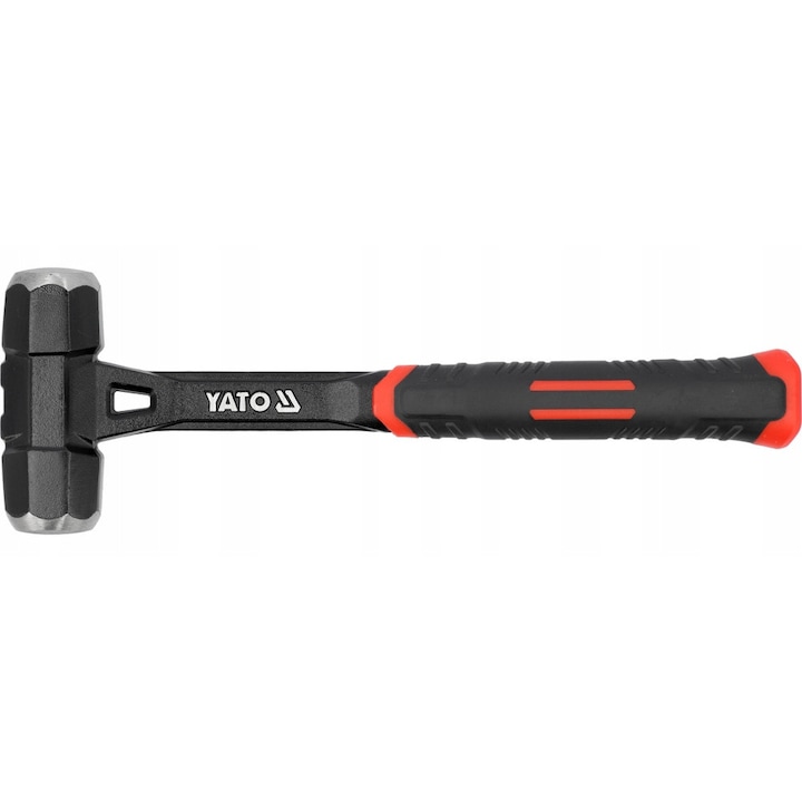 Ciocan fierar Yato 1800g otel carbon polizat maner TPR 375x45x125mm