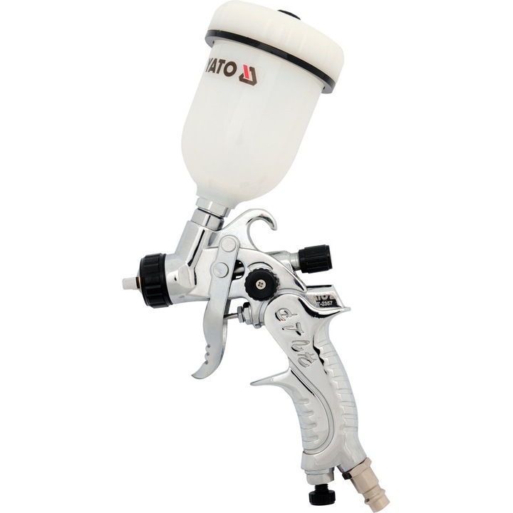 Pistol de vopsit HVLP Yato, 0,1L, 0,8mm, 220l/min