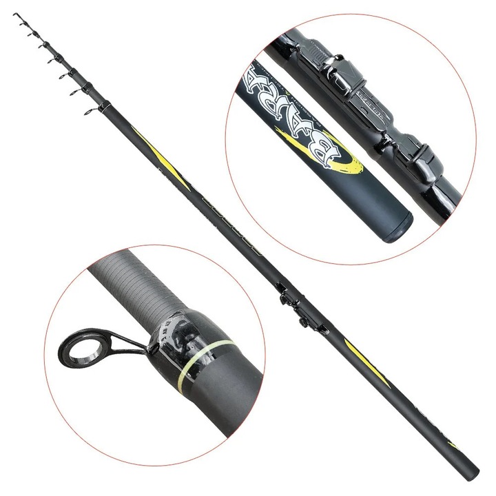 Baracuda Combat 80-400 karbon horgászbot, 4,00m