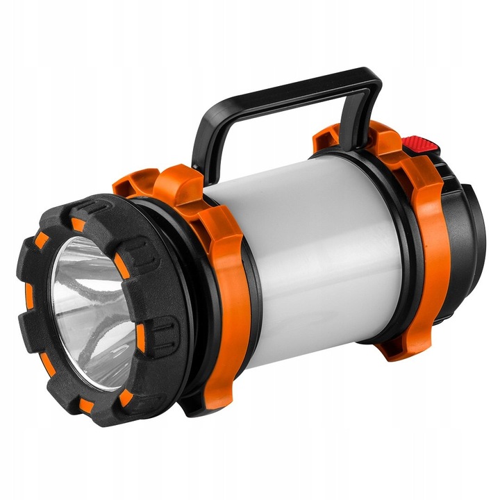 Къмпинг лампа NEO TOOLS 99-031, акумулаторна 800 lm 10W, 3 в 1 фенер/странична светлина/powerbank, USB зареждане, 2x1200mAh, Многоцветна