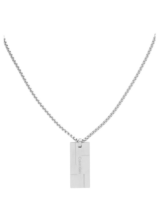 Lant Calvin Klein Men’s Collection Dog Tag 35000058, Argintiu
