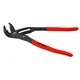 Cleste reglabil Knipex Cobra 87 01 250, 250 mm, din otel crom-vanadiu, autoblocant cu dinti caliti, rosu