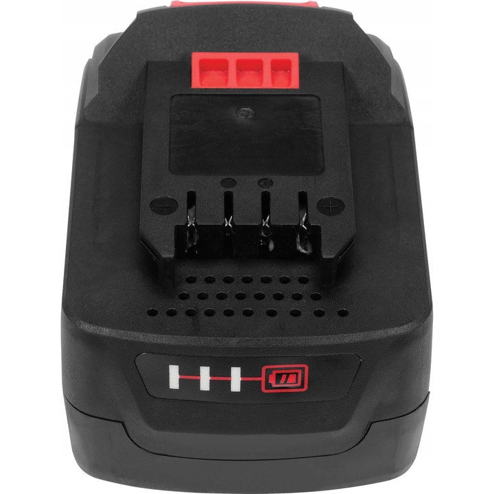 Acumulator (baterie) Yato YT-828464, Li-Ion 18V 6,0Ah (108 Wh), incarcare rapida, indicator nivel incarcare, compatibil cu scule Yato 18V, Negru, 1 buc