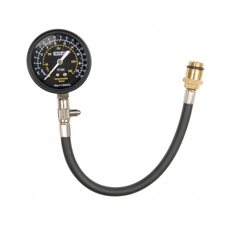 Manometru presiune, Yato, adapter filet, 21 bar