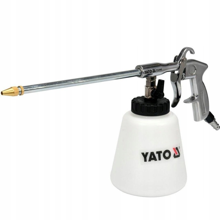 Pistol pneumatic pentru spuma 1L Yato, aluminiu, presiune maxima 0,62 MPa, duza 220mm