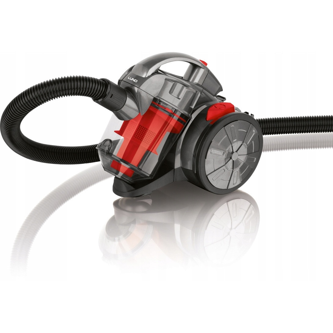 Aspirator ciclonic Lund 700W, 3 filtre HEPA, 5m cablu, 33x23x26cm