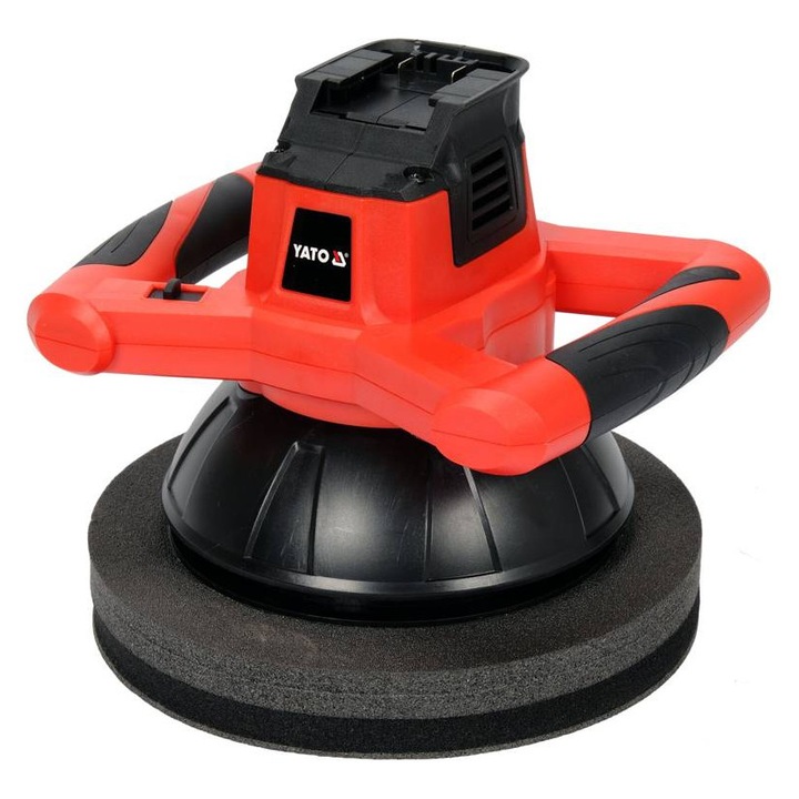 Yato 18V akkus kettős működésű polírozógép, akkumulátor nélkül, 250mm, szénkefe nélküli, 2500 ford./perc