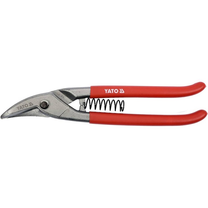 Foarfeca pentru taiat tabla, Yato, model Euro 260mm, 42mm lungime lame, 0.667kg