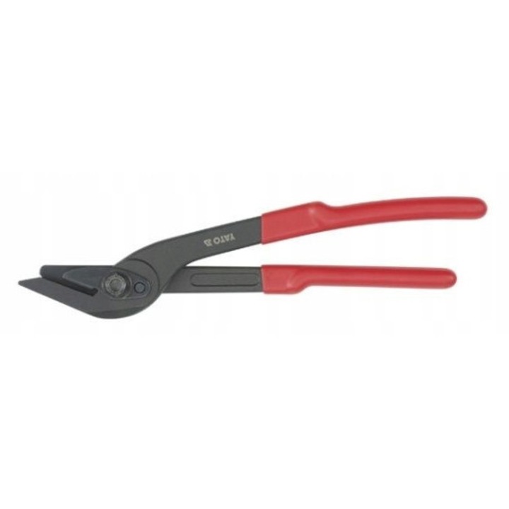 Yato acéllemez vágóolló, 305 mm, HCS, vágási kapacitás 0,8 mm-ig, vinil markolat