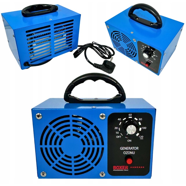 Generator de ozon Boxer BX-2050, 60 000 mg/h, 140W, cu timer