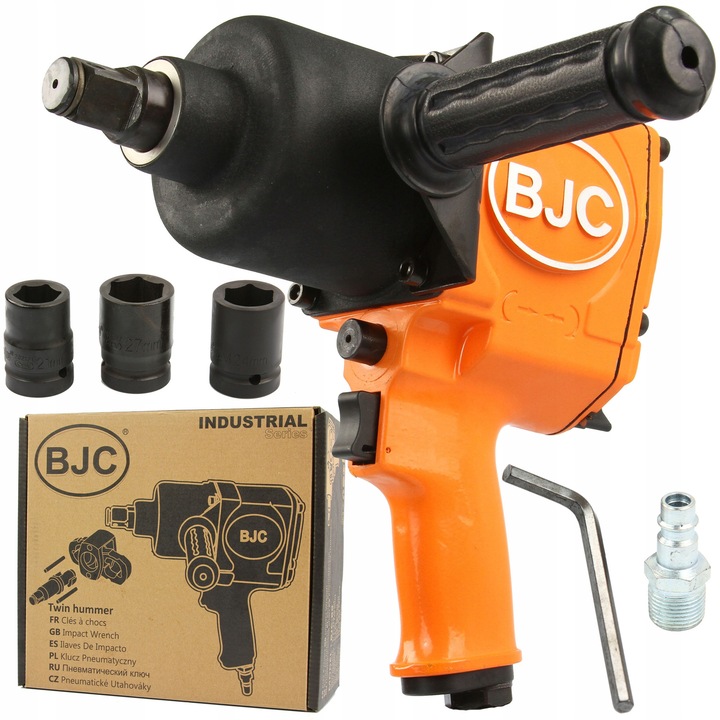 Cheie pneumatica BJC-88, 3/4", 1800 Nm, 4000 rpm, set complet