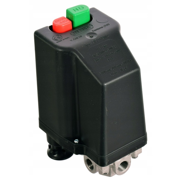 Пресостат 400V Ne-Ma, 17-23A, 8-12 bar, 1/4" - комплект с 1 пластмасова капачка