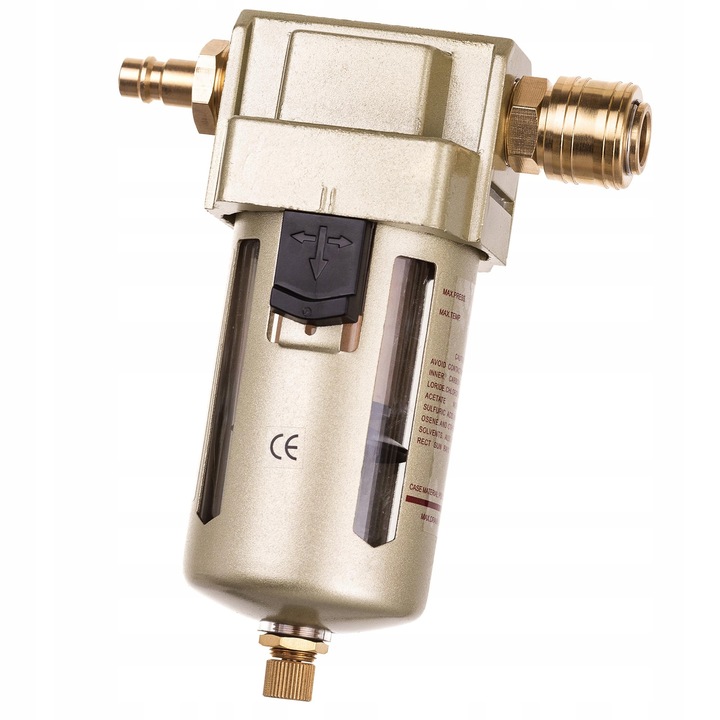 Filtru de aer, TC Technic, separator, 1/2", 170x70mm, set cu conectori