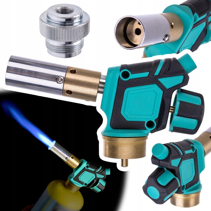 Arzator cu gaz mini TC Technic, 360°, piezo, CGA-600, adapterrel 1"-20 UNEF x 7/16"