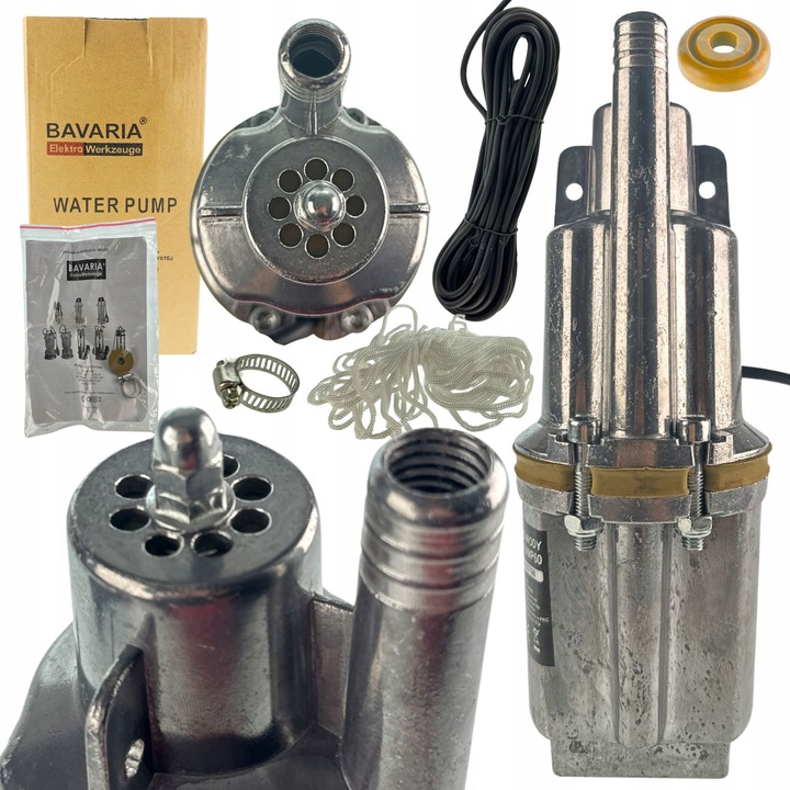 Потопяема помпа за чиста вода Bavaria Nurek 550W, 1100л/ч, 10м кабел, инокс