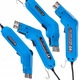 TC Technic hőkés 250W készlet, 3 penge, tartozékok, fehér, 30x20x10cm