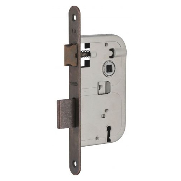 Broasca pentru usa cu cheie 45 x 70 mm, finisaj bronz, Thirard