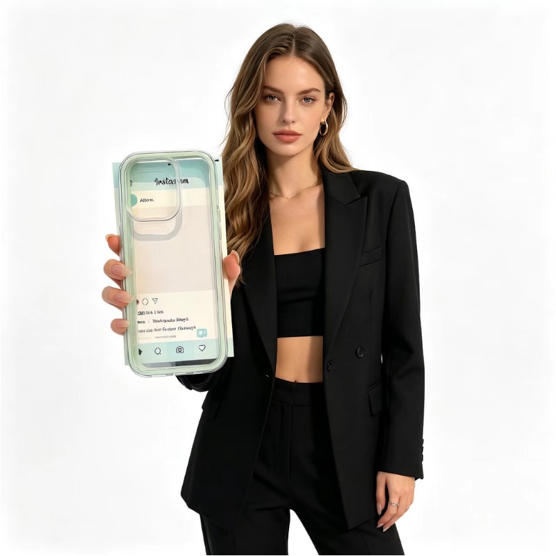 Husa Silicon Premium Compatibil cu iPhone 16 Pro Max, Protectie 360° Rezistent la Socuri, Transparent, Verde Menta