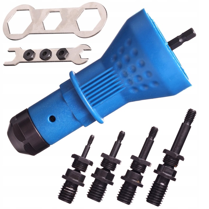 Set adaptor TC Technic cu 4 capete M3, M4, M5, M6, 139mm