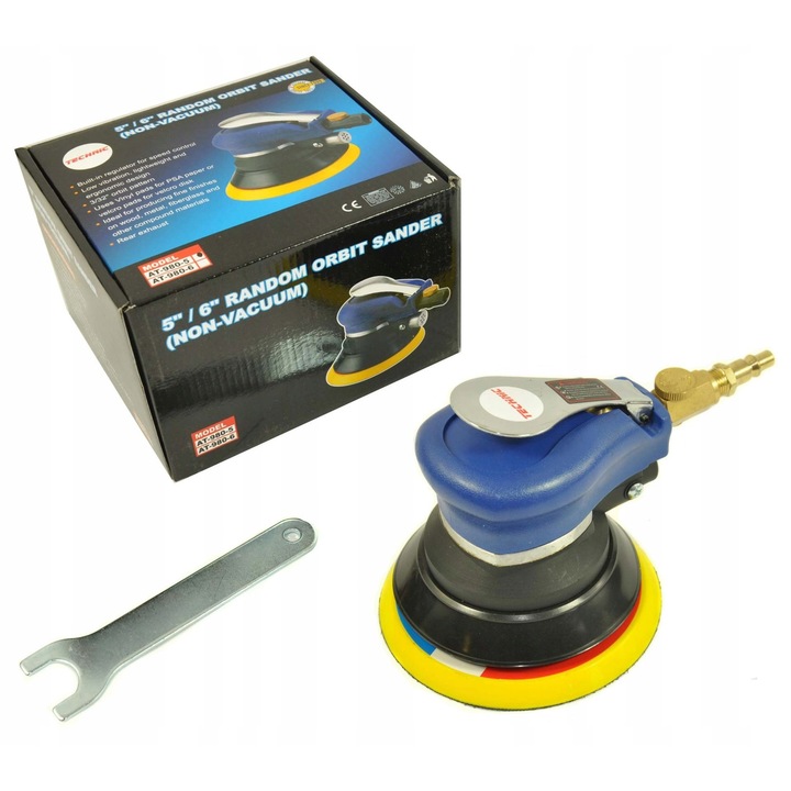 Slefuitor pneumatic 125mm, TC Technic, 9000 rpm, set complet